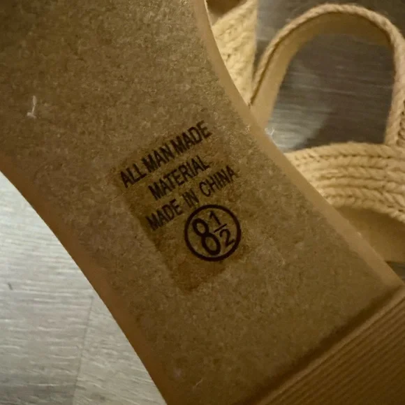 SODO Beige Wedge Sandals - Picture 5 of 5